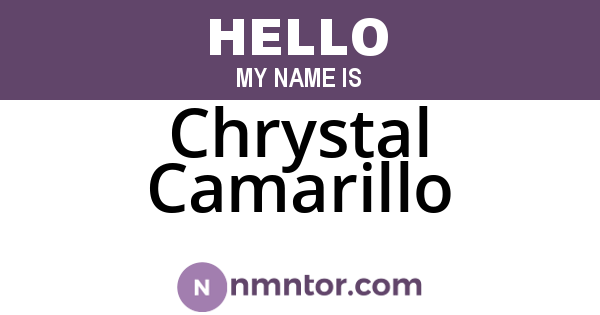 Chrystal Camarillo