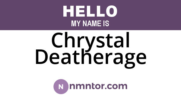 Chrystal Deatherage