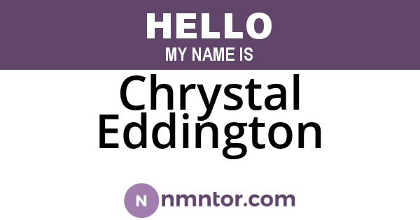 Chrystal Eddington
