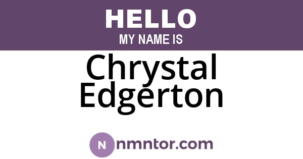 Chrystal Edgerton