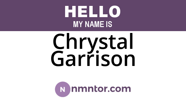 Chrystal Garrison