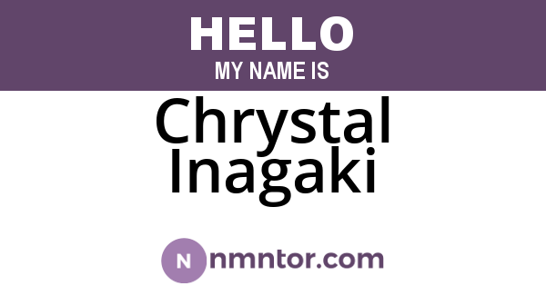 Chrystal Inagaki
