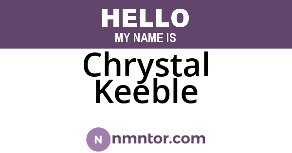 Chrystal Keeble