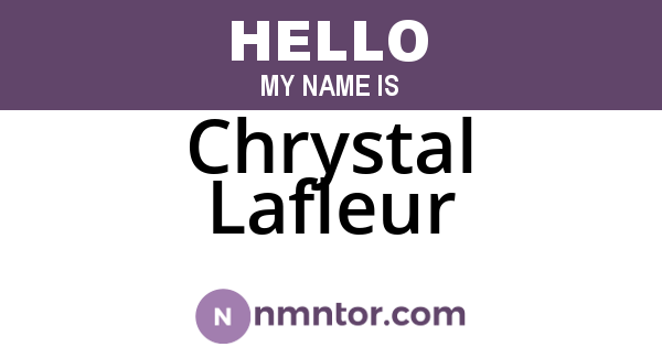 Chrystal Lafleur