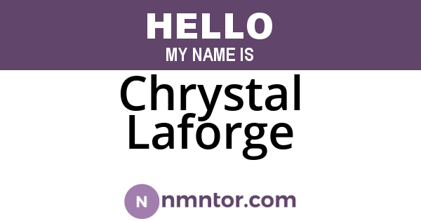 Chrystal Laforge