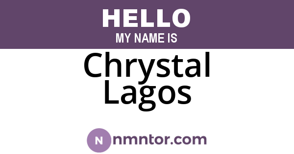 Chrystal Lagos