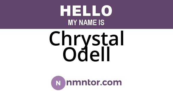 Chrystal Odell