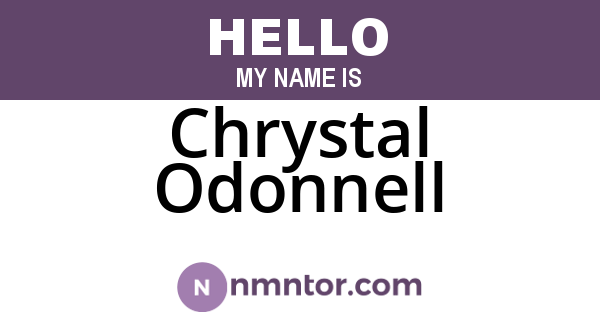 Chrystal Odonnell