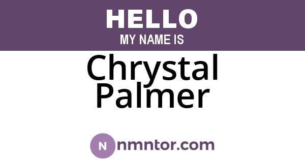 Chrystal Palmer