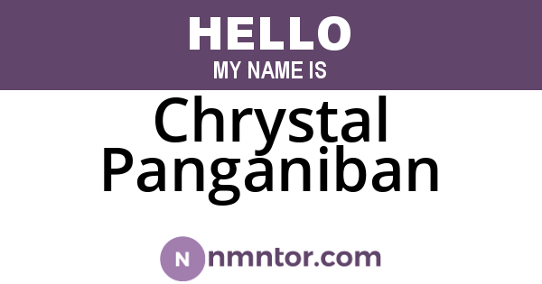 Chrystal Panganiban
