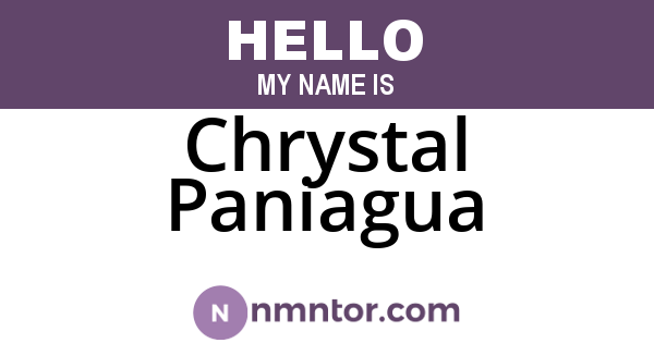 Chrystal Paniagua