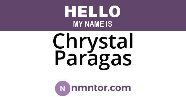 Chrystal Paragas