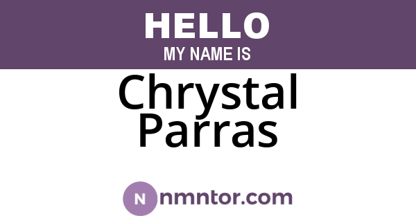 Chrystal Parras