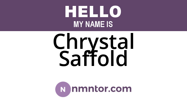 Chrystal Saffold