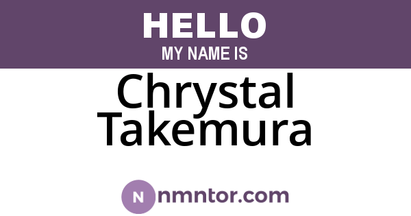 Chrystal Takemura