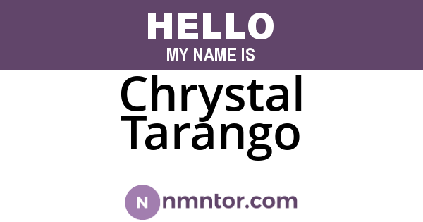 Chrystal Tarango