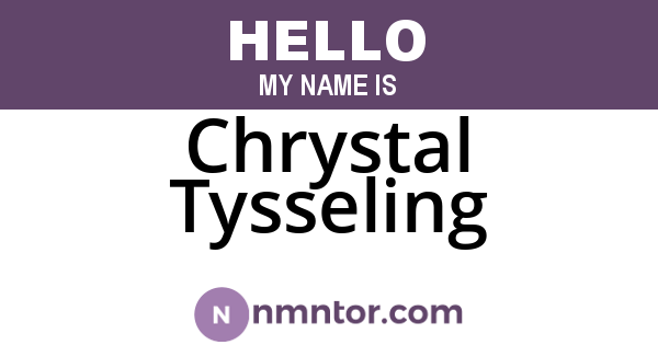 Chrystal Tysseling