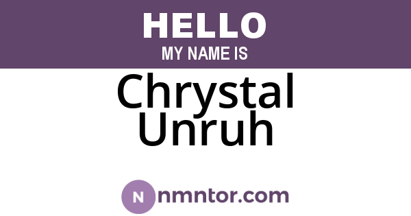 Chrystal Unruh