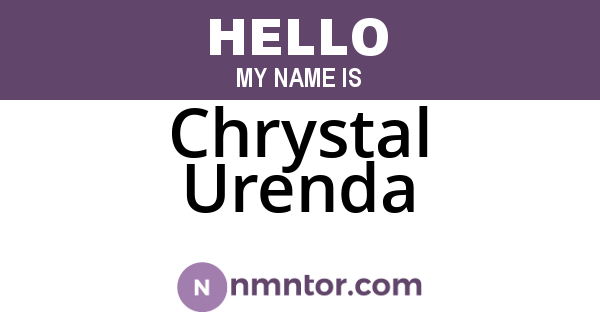 Chrystal Urenda