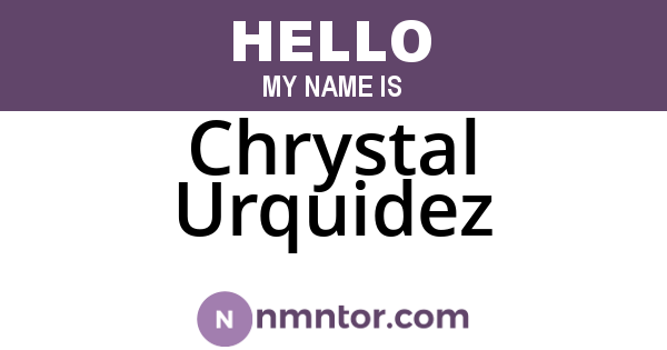 Chrystal Urquidez