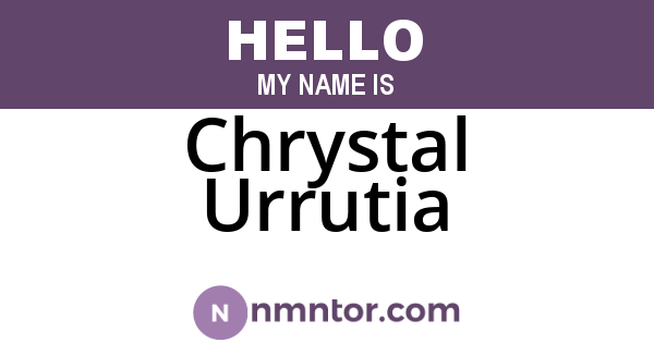 Chrystal Urrutia