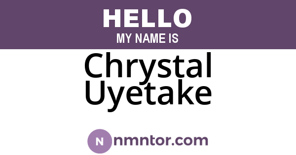 Chrystal Uyetake