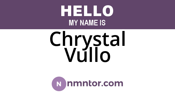 Chrystal Vullo