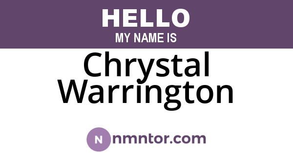 Chrystal Warrington