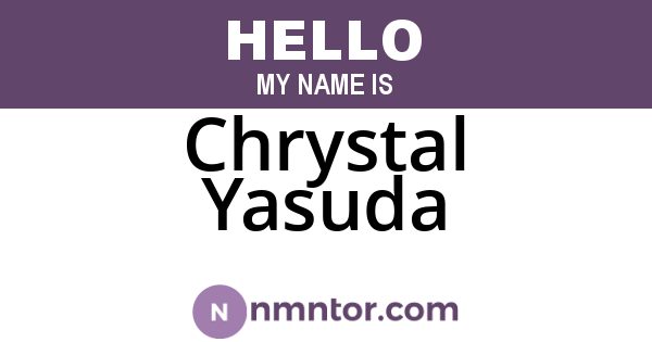 Chrystal Yasuda