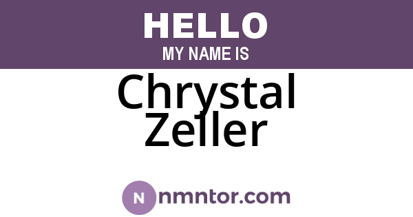 Chrystal Zeller