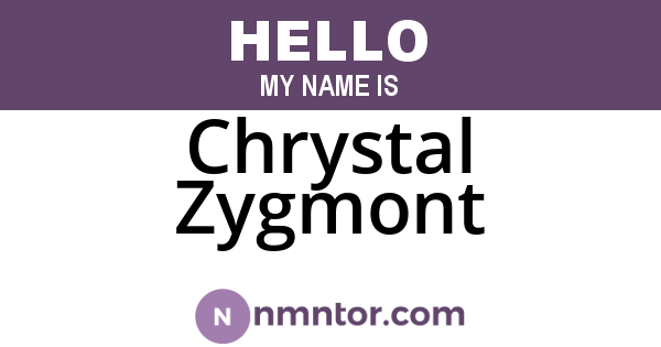 Chrystal Zygmont