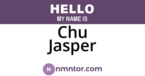Chu Jasper