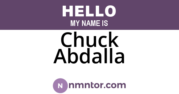 Chuck Abdalla