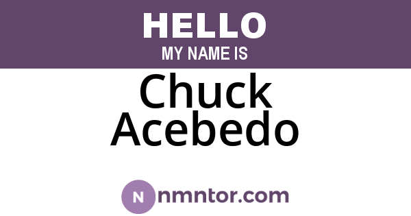 Chuck Acebedo