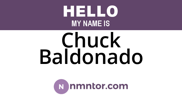 Chuck Baldonado