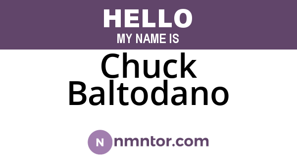 Chuck Baltodano