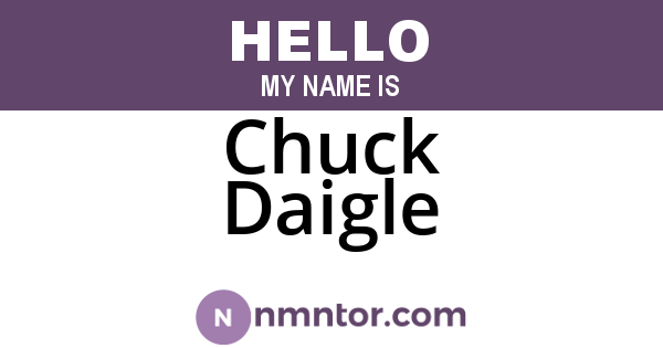 Chuck Daigle