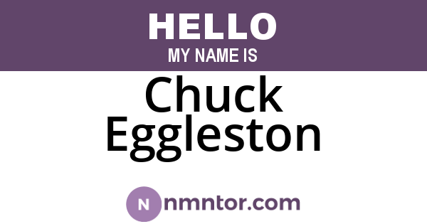 Chuck Eggleston