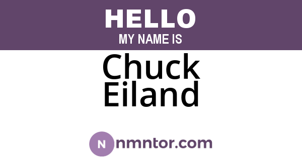 Chuck Eiland