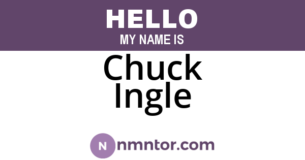 Chuck Ingle
