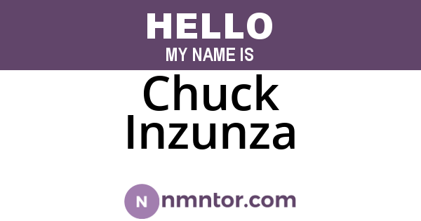 Chuck Inzunza