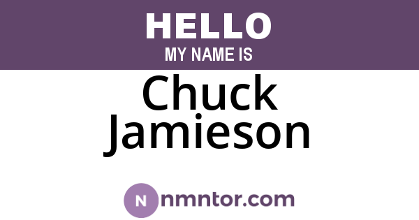 Chuck Jamieson