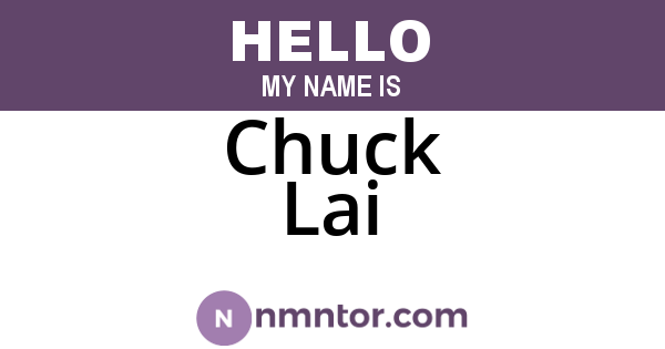 Chuck Lai