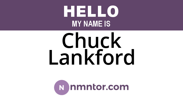 Chuck Lankford
