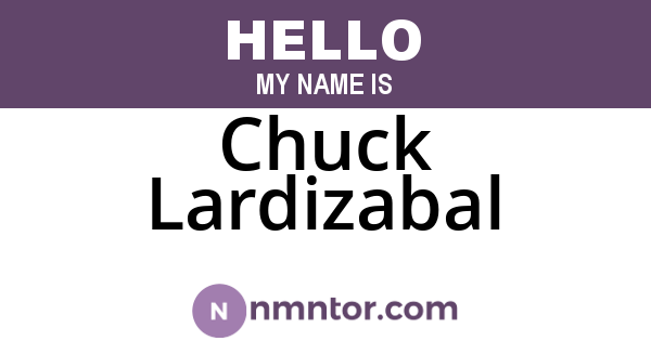 Chuck Lardizabal