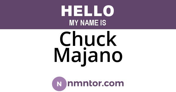 Chuck Majano