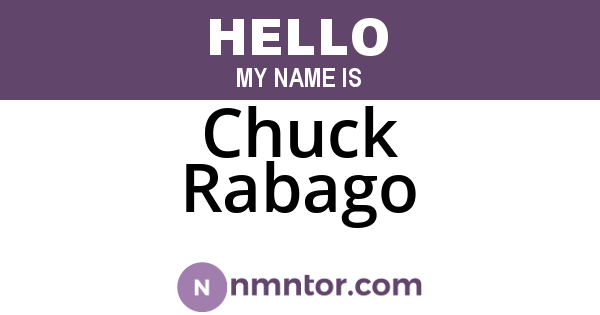 Chuck Rabago