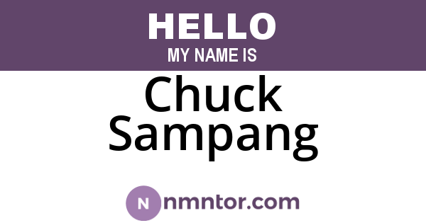 Chuck Sampang