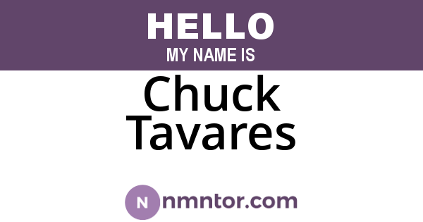 Chuck Tavares