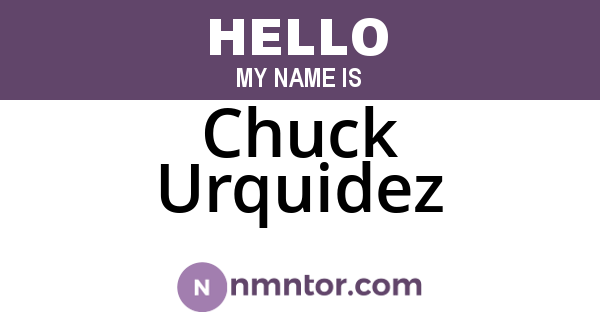Chuck Urquidez